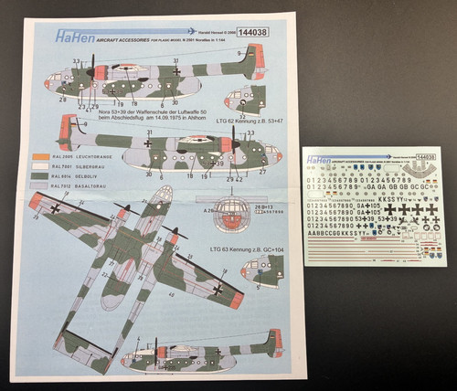 144 hahen decals nord - hahen, 2501