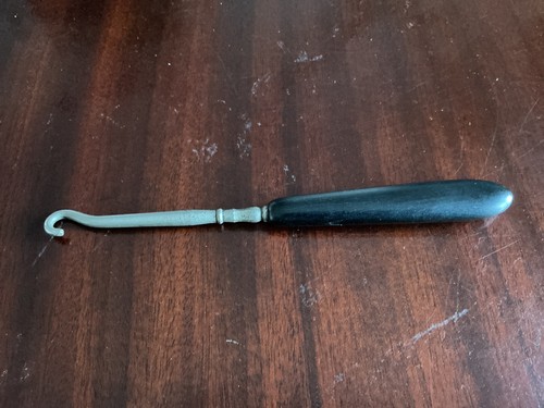 Victorian ebony button hook