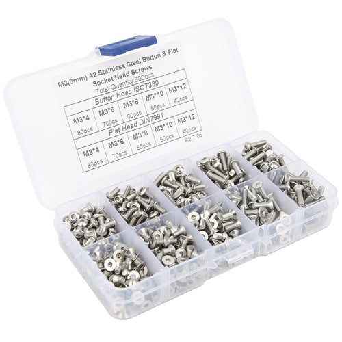 600pcs hex screw set 304 - 600pcs,