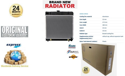 Radiator for mercedes - for,