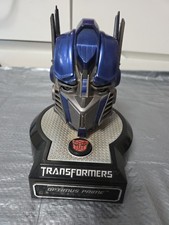 Transformers SIDESHOW POPBOX Optimus  Electronic Light Up Bust Statue