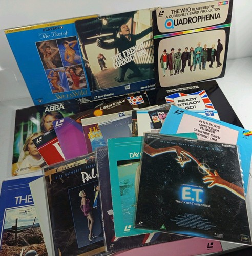 Laserdisc job lot - lot, bundle