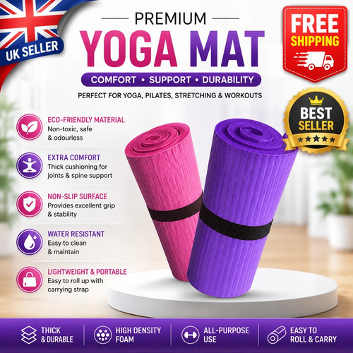 Yoga mat 15mm thick exercise - thick,