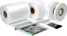 Clear Rolls of Polythene Plastic Layflat Tubing 250 & 500 Gauge - All Sizes/Qtys