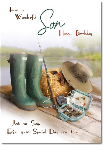 Doodlecards son birthday card - doodlecards,