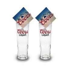2 x Coors Light Pint Glass +