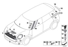 Mini genuine right headlight - mini,