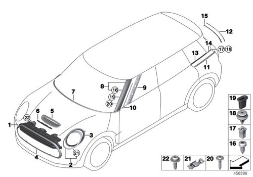 Mini genuine right headlight - genuine,