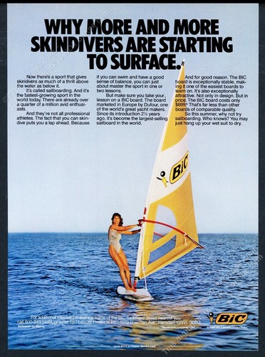 1982 bic sailboard sail board - 1982,