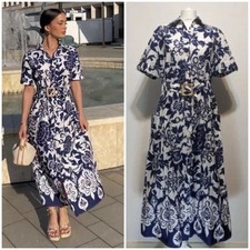 Zara Floral Print Midi Long