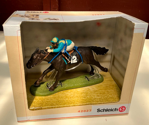 Rare schleich horse - rare, jockey