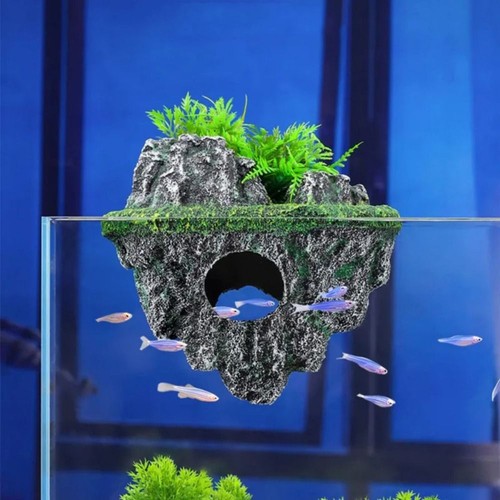 Floating island rockery - island, empty