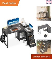 Stylish L-Shaped Computer Desk