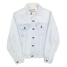 LEVI'S Womens White Denim