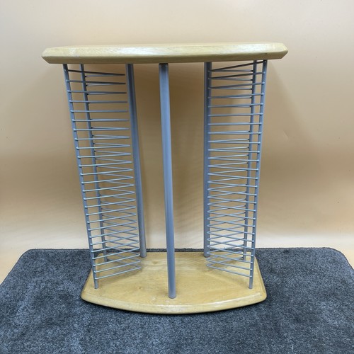 Vintage wood wire rack - wire, cd