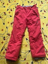 Spyder Red Snowboarding Skiing Pants Trousers Age 12 Kids Unisex