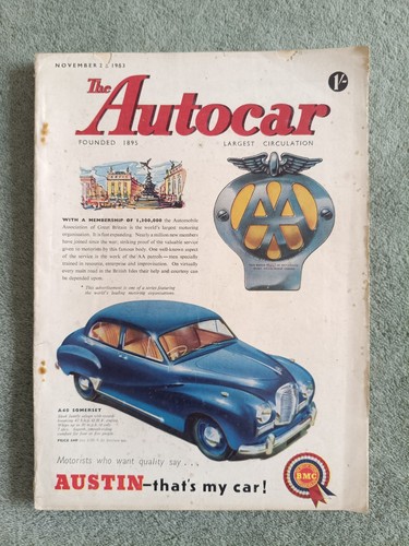 The autocar magazine november - autocar,