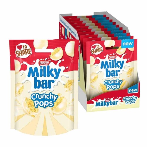 Milkybar crunchy pops 90g - 10,
