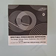 HSC5529 Nickle Silver Hairsprings–Pack of 10 for Smiths & Precision Instrument