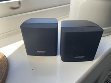 Bose Cube Speakers – Pair – Black – Genuine Bose Acoustimass Lifestyle Surround