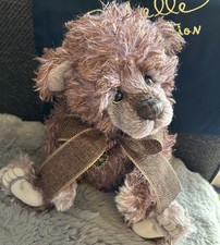 Charlie Bears Cherish Ltd 233/300 Mohair And Alpaca Bear All tags and Bag 
