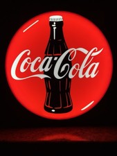 Coca Cola LED USB light box 240x250 mm & set of 4 matching coasters 