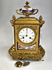 Antique Bronze Porcelain Panel