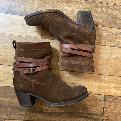 Frye brown suede - frye,