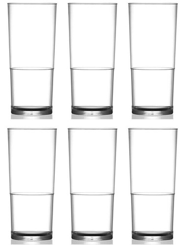 Pint glass clear ce - glass,