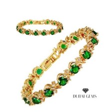 YELLOW GOLD FINISH Green