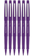 Paper Mate Flair Medium Tip Felt Tip Pen Purple 6 Pack