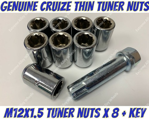 Alloy wheel silver tuner - tuner, nuts