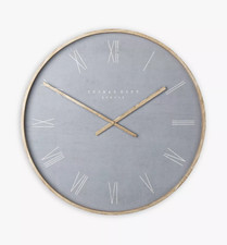 Thomas Kent Nordic Roman Numeral Analogue Wall Clock - 53cm -
