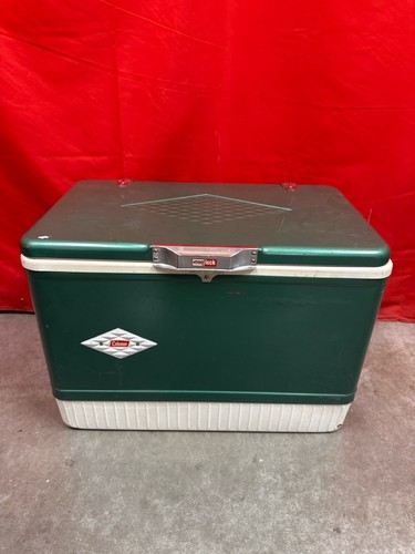 Vintage coleman green metal - green,