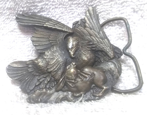 Eagle capturing rabbit 1974 - eagle,