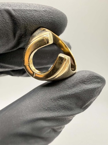 9ct horseshoe ring - 9ct,