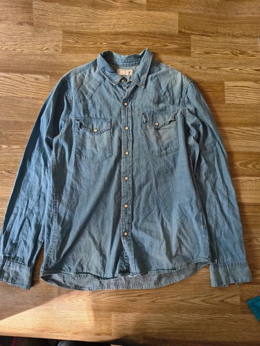 Shirt mens denim western - h&m, &shirt