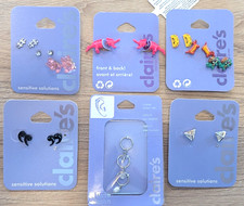 NEW Claire's Accessories Earring 9 Pairs Earrings Lot