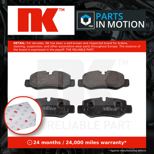 Brake pads set fits mercedes - brake,