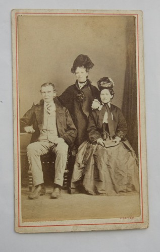 Cdv two victorian ladies - cdv,