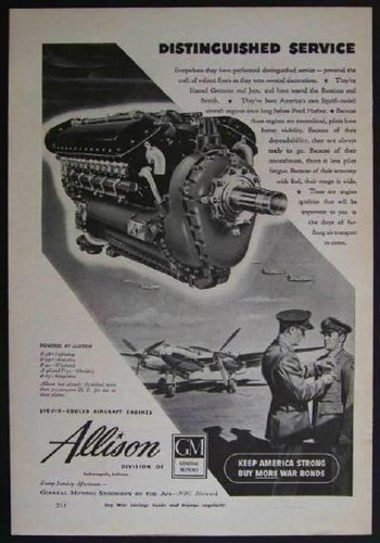 Allison aircraft engine - allison,