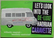 HARDIAN CARAVANETTE 10/15 cwt Conversion Motor Caravan Sales Brochure 1960s?