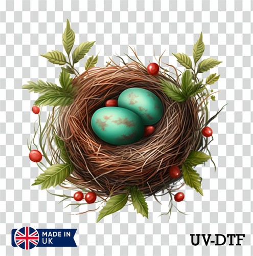 Easter egg nest dtf - easter,