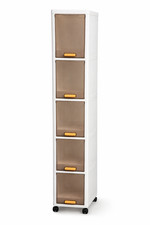 Narrow 5 Drawer Storage