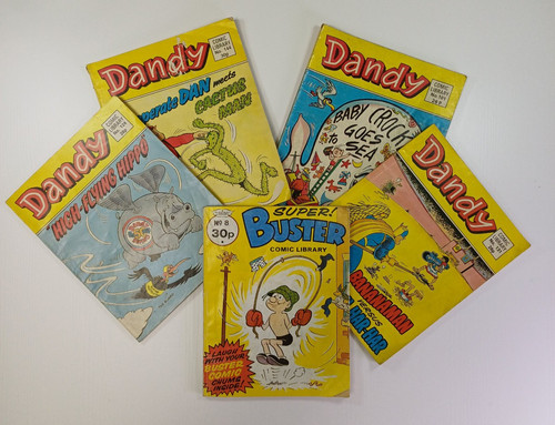 Dandy buster comic library - buster, x5
