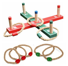 Wooden Quoits Ring Toss Hoopla