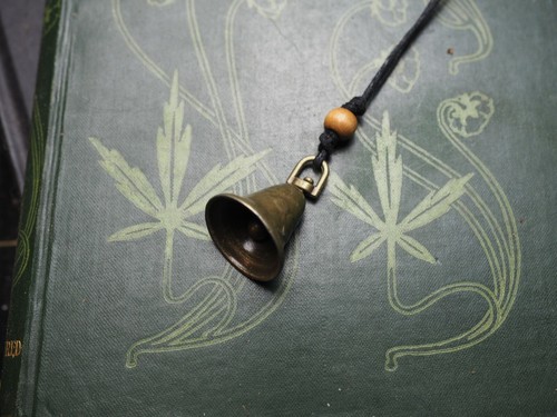 Hare bird witch bell pendant - bird,