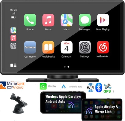 Portable car stereo - 9",