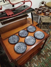 6 Set Of Disney Parks "Be Our Guest"  Side Plates 17.5cm Beauty And The Beast