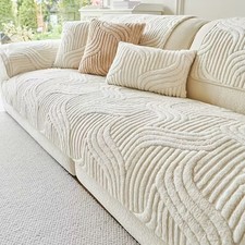Thick Plush Sofa Cover 1-4